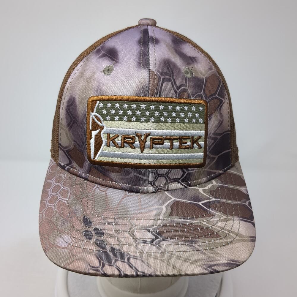 Kryptek Patch Snapback Trucker Hat Multi One Size… - image 2
